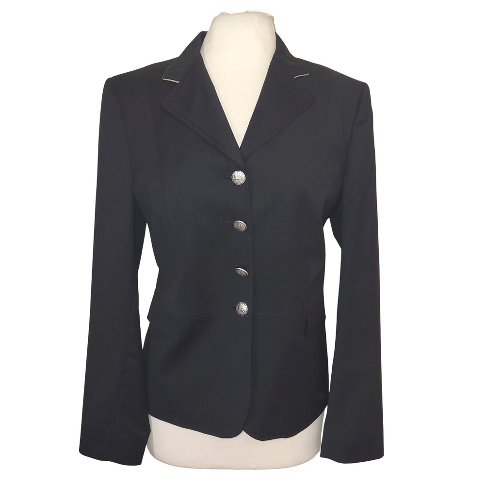 RJ Classics Travers Prestige Black Dressage Short Coat Competition Jacket 6R - Picture 2 of 15